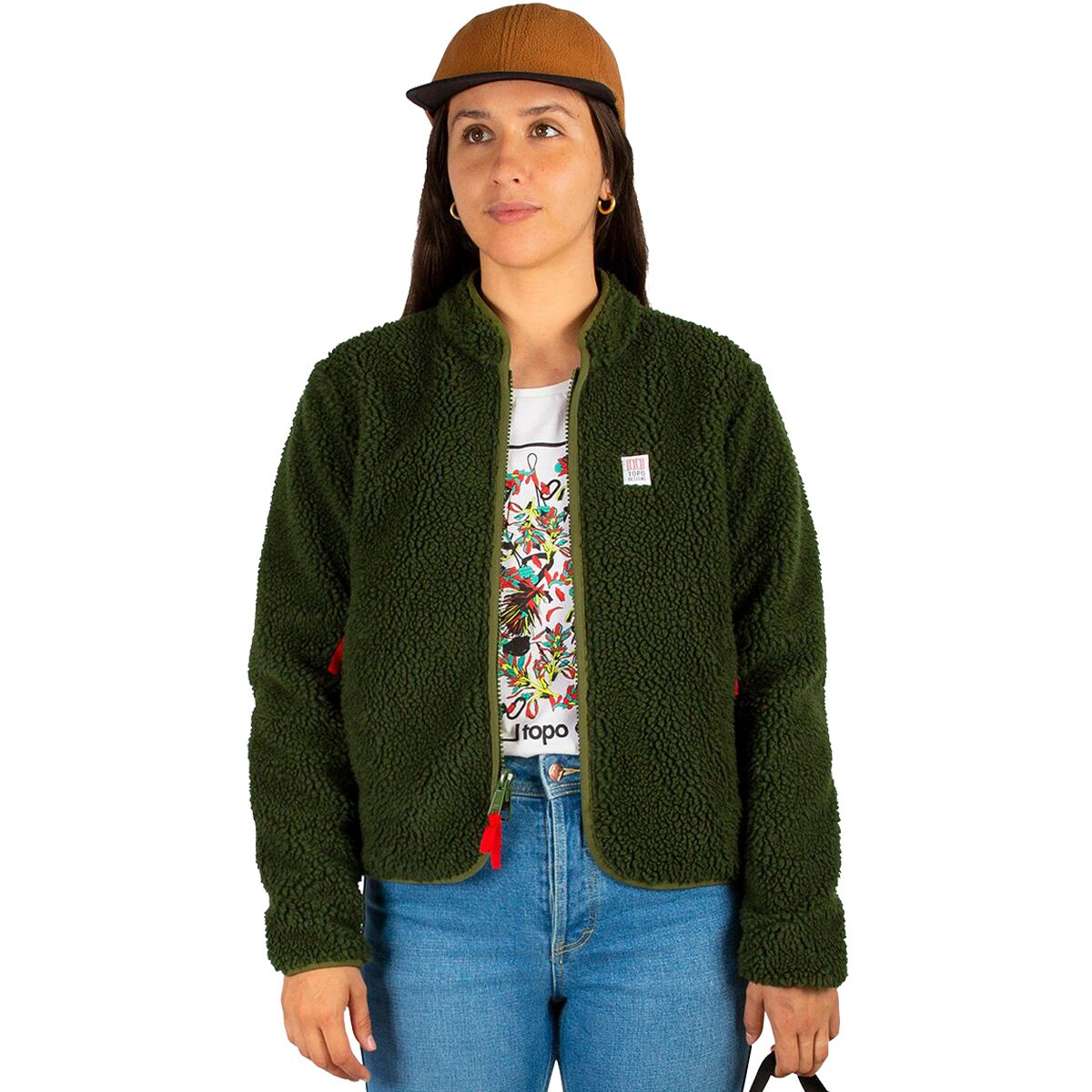 Topo sherpa jacket sale