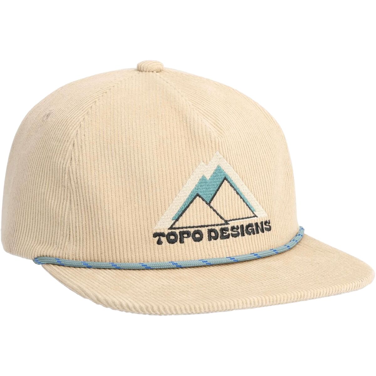 Topo Designs Topo Designs Corduroy Trucker Hat Peak Shadow/Tan, One Size