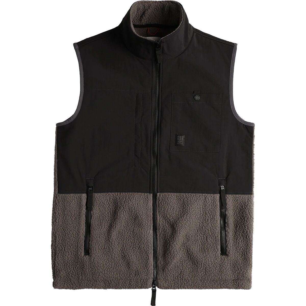 Backcountry Topo Designs Subalpine Fleece Vest - Men's Charcoal, S
