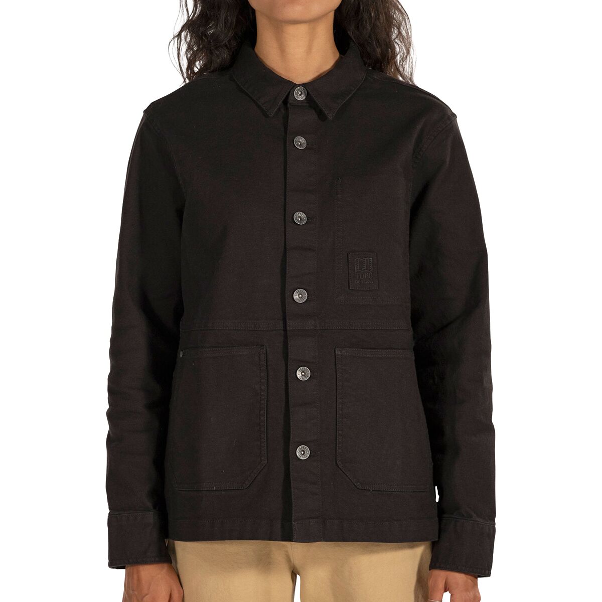 Image of Topo Designs Dirt Utility Jacket - Women's Black, L
