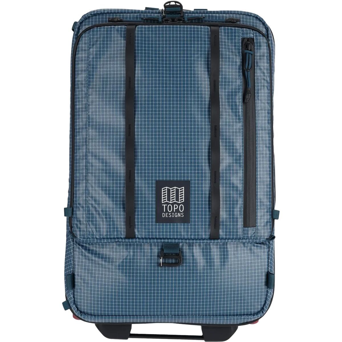 Image of Topo Designs Apex Travel Roller Bag Pond Blue, One Size