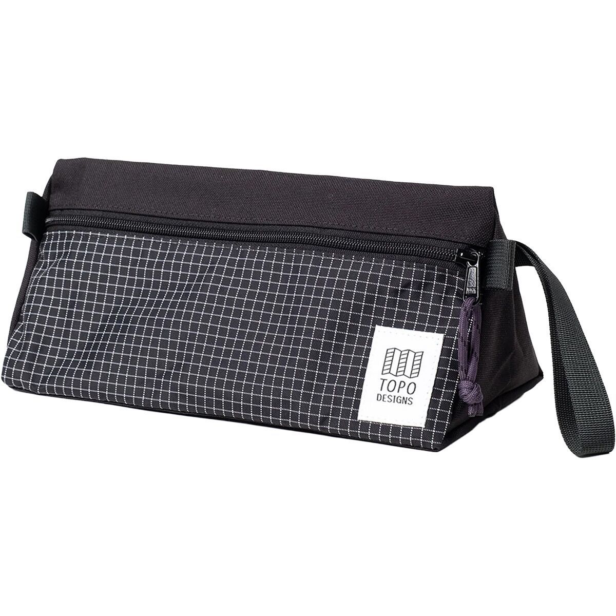 Image of Topo Designs Dopp Kit Black/Grid, One Size