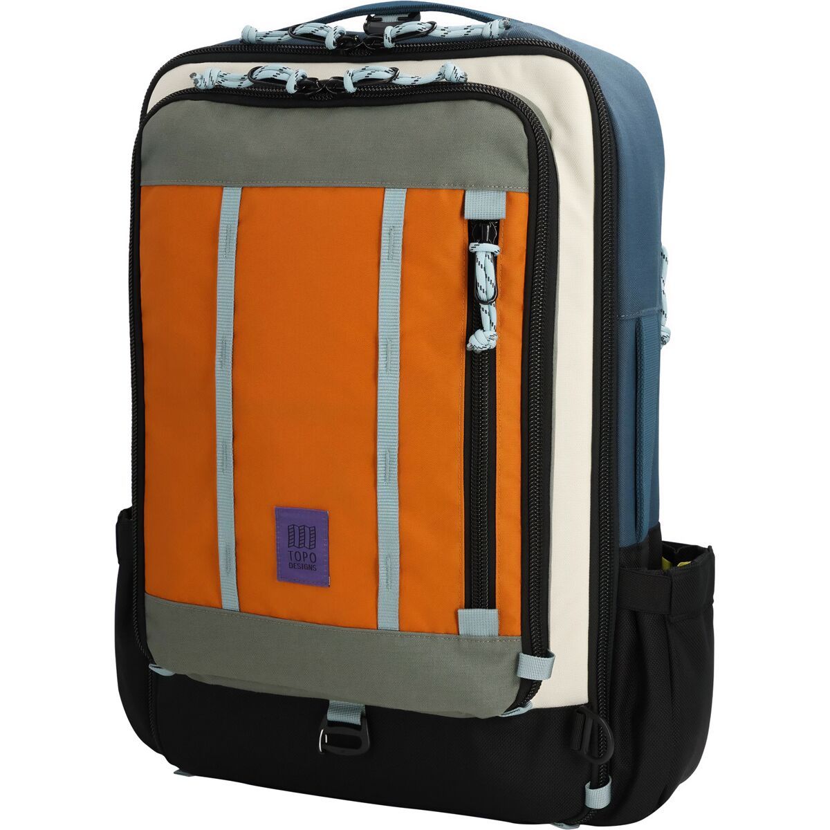 Image of Topo Designs Global Travel 30L Bag Pond Blue/Spice, One Size