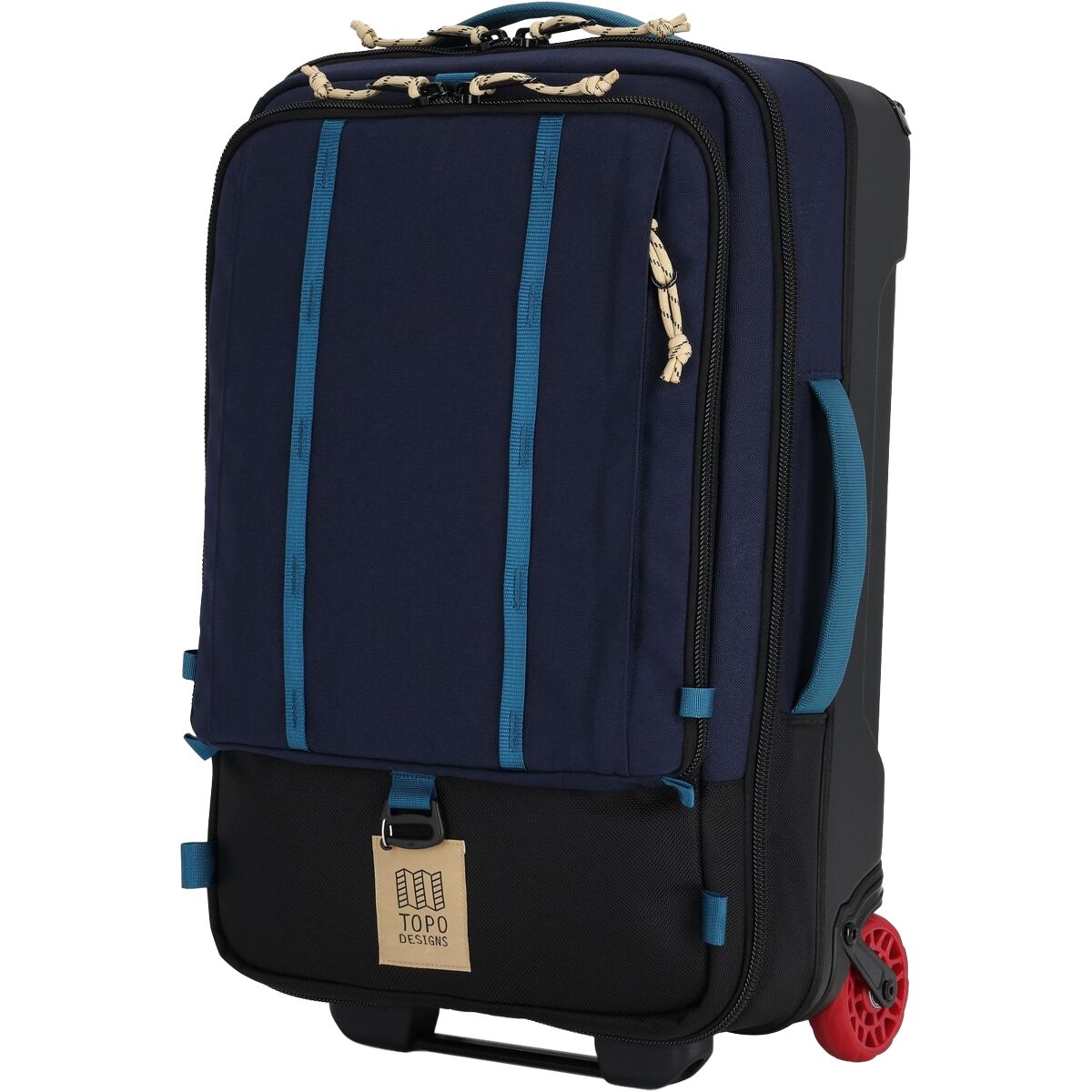 Image of Topo Designs Global Travel 44L Roller Bag Navy/Sahara, One Size