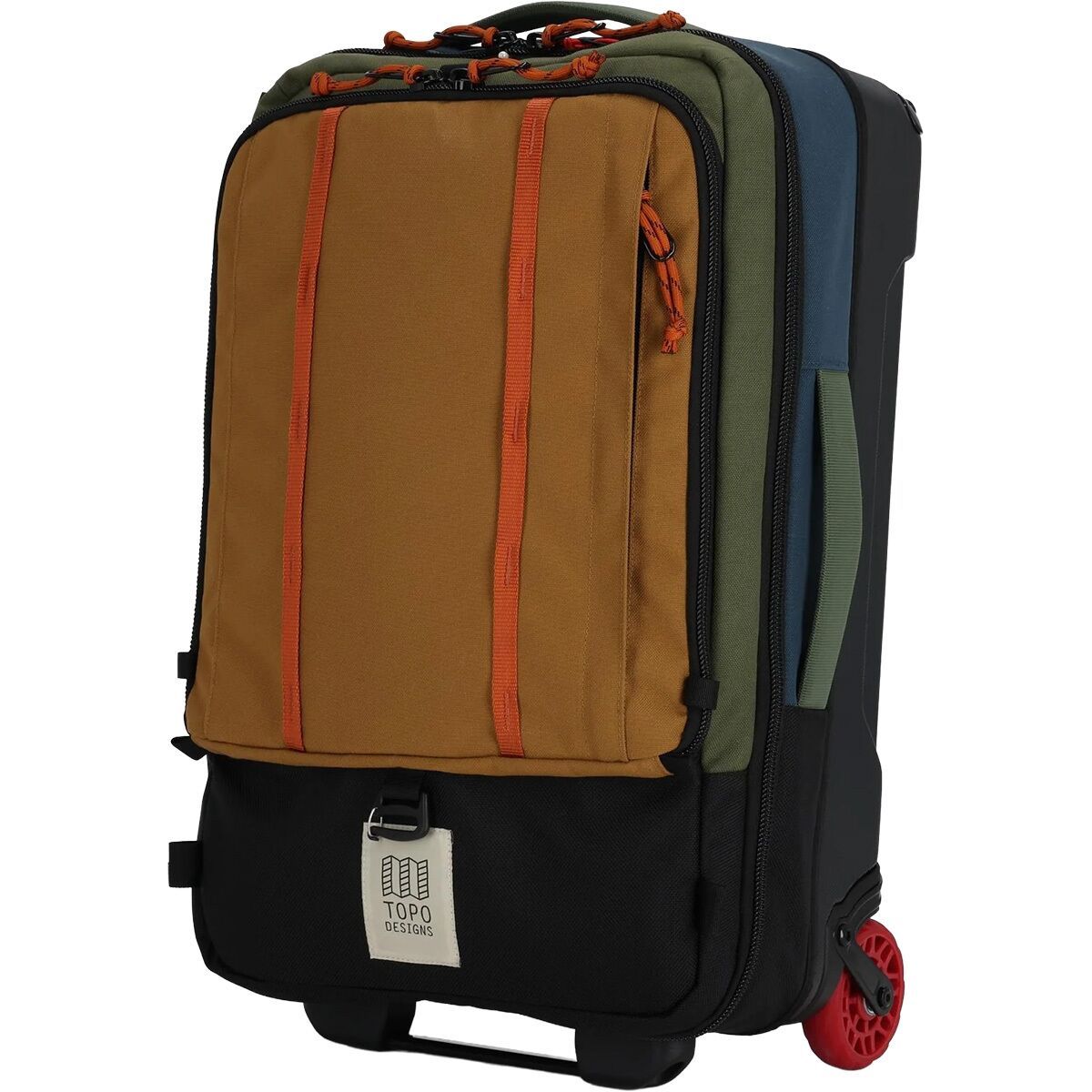 Image of Topo Designs Global Travel 44L Roller Bag Olive/Dark Khaki, One Size