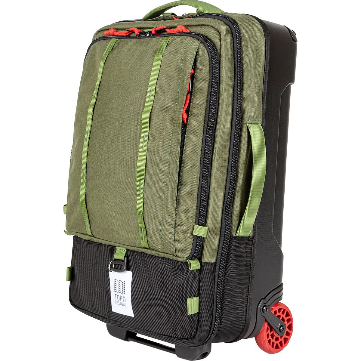 Image of Topo Designs Global Travel 44L Roller Bag Olive/Olive, One Size