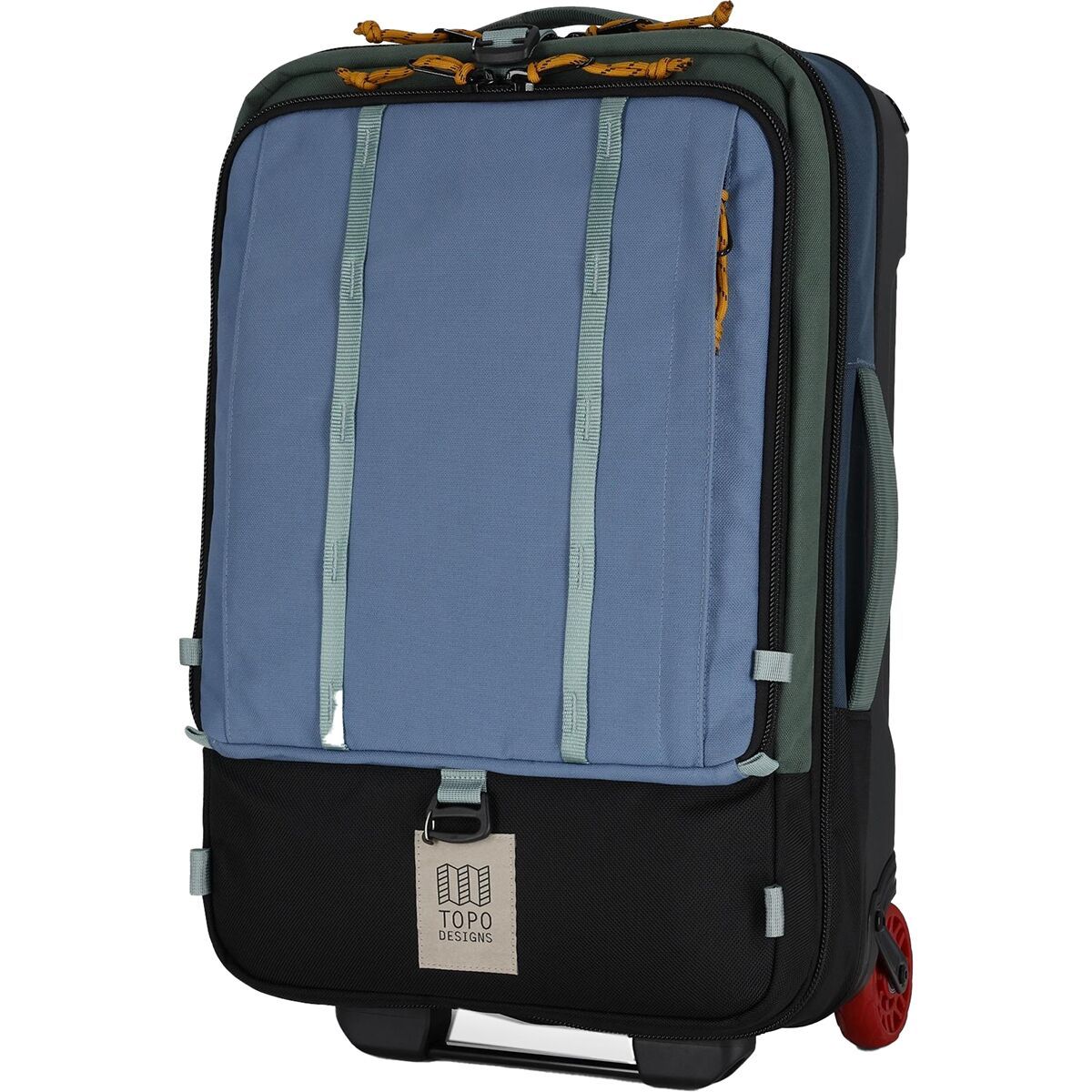Image of Topo Designs Global Travel 44L Roller Bag Stone Blue/Forest, One Size