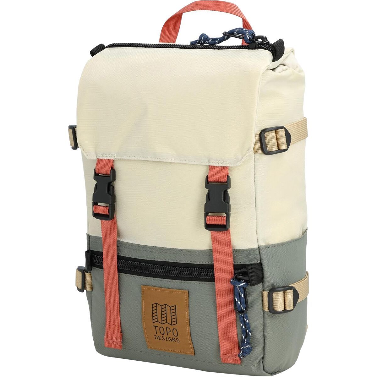 Image of Topo Designs Mini Rover 10L Pack Bone White/Beetle, One Size