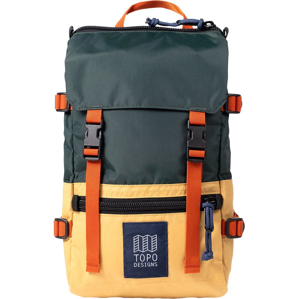 Image of Topo Designs Mini Rover 10L Pack Forest/Goldenrod, One Size