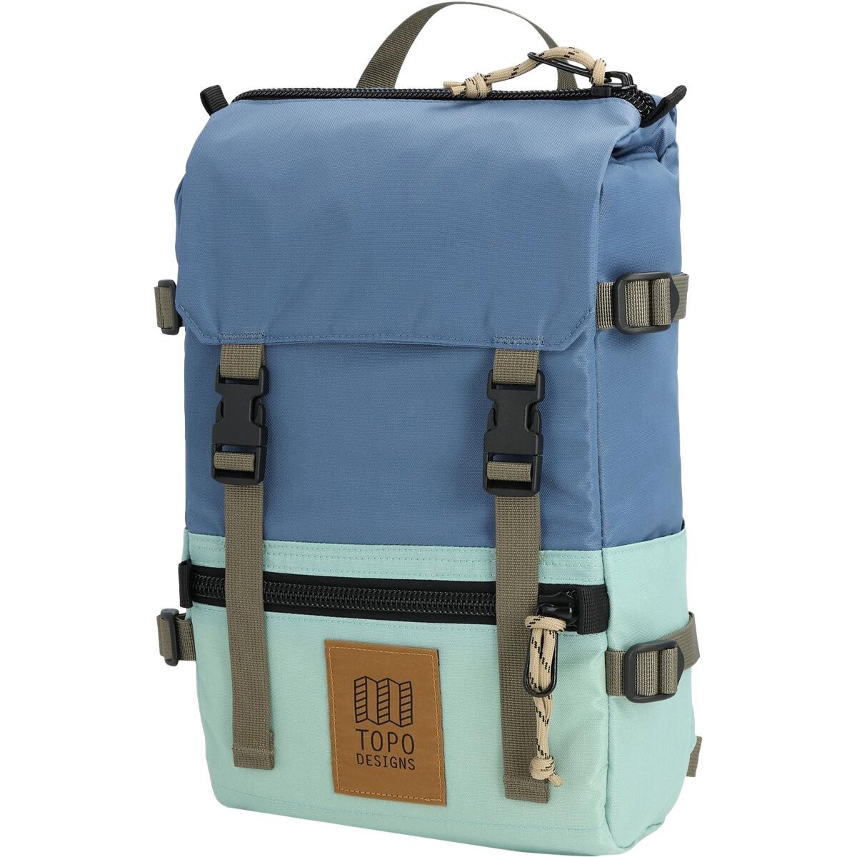 Image of Topo Designs Mini Rover 10L Pack Stone Blue/Ash Green, One Size