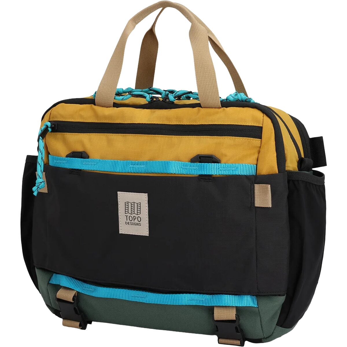 Topo Designs Mountain Cross Pack Mustard/Forest