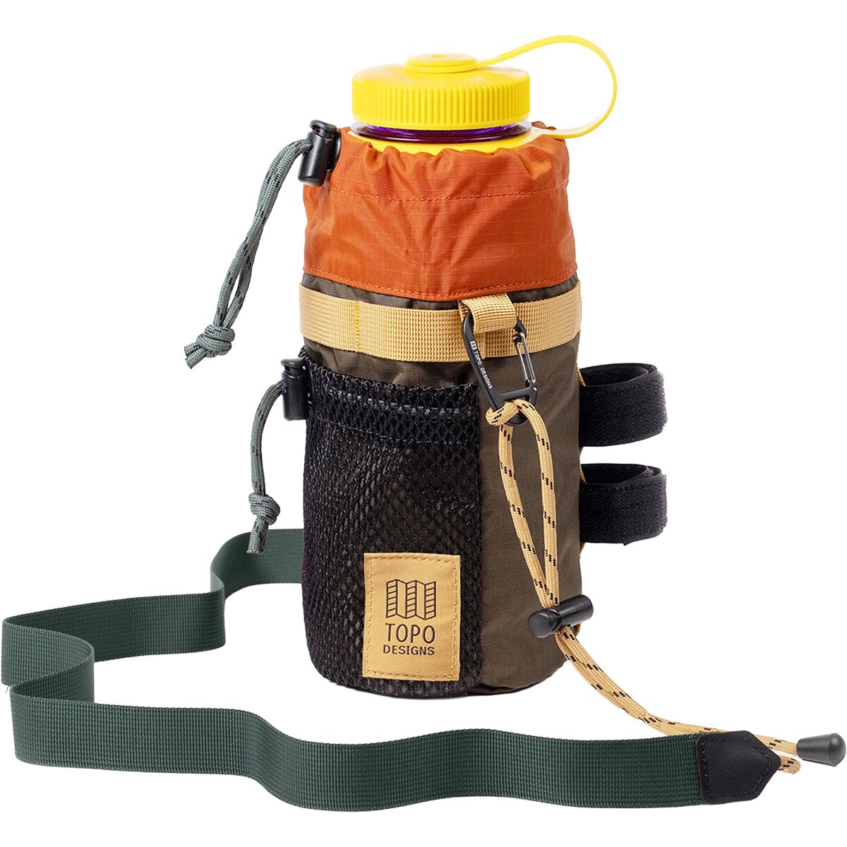 Image of Topo Designs Mountain Hydro Sling Woodland/Terracotta, One Size