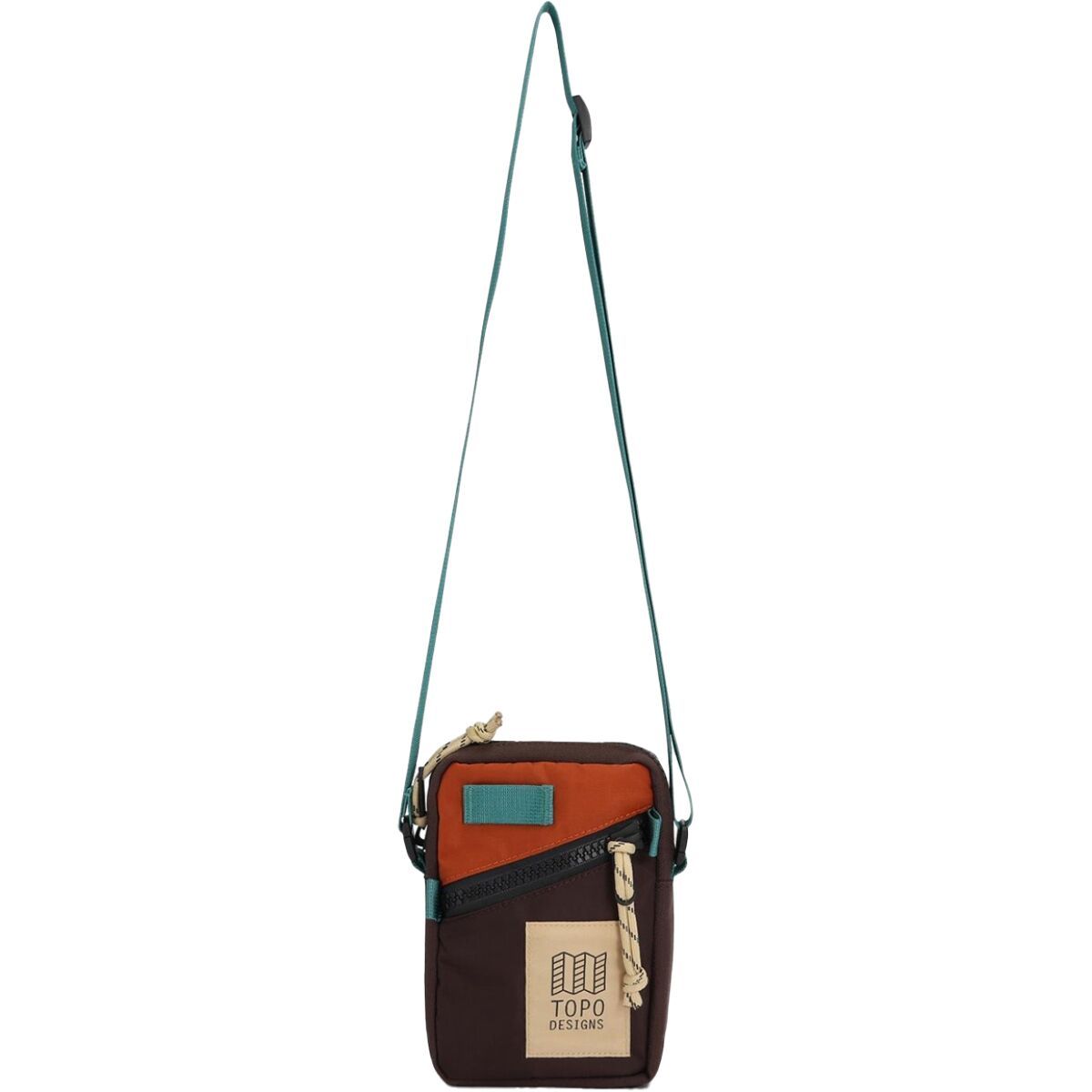 Topo Designs Mini Shoulder Bag Clay/Chocolate
