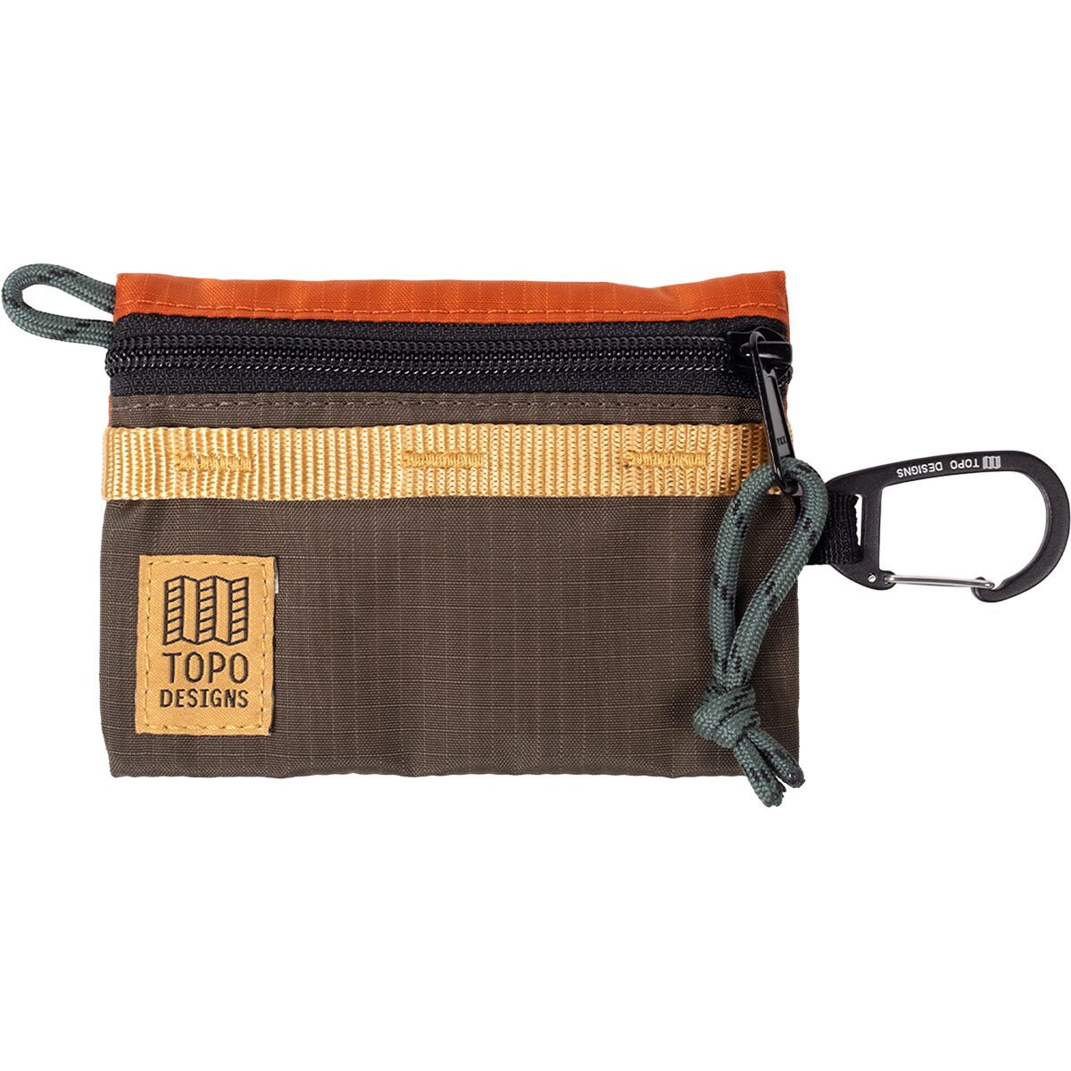 Image of Topo Designs Mountain Accessory Bag Woodland/Terracotta, Micro