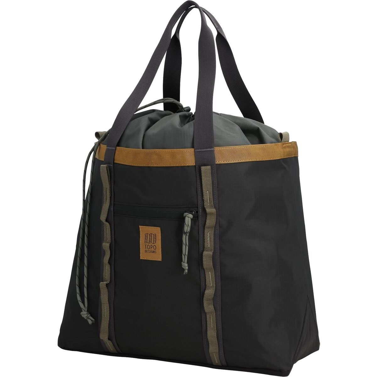 Image of Topo Designs Mountain Utility Tote Black/Neutral, One Size