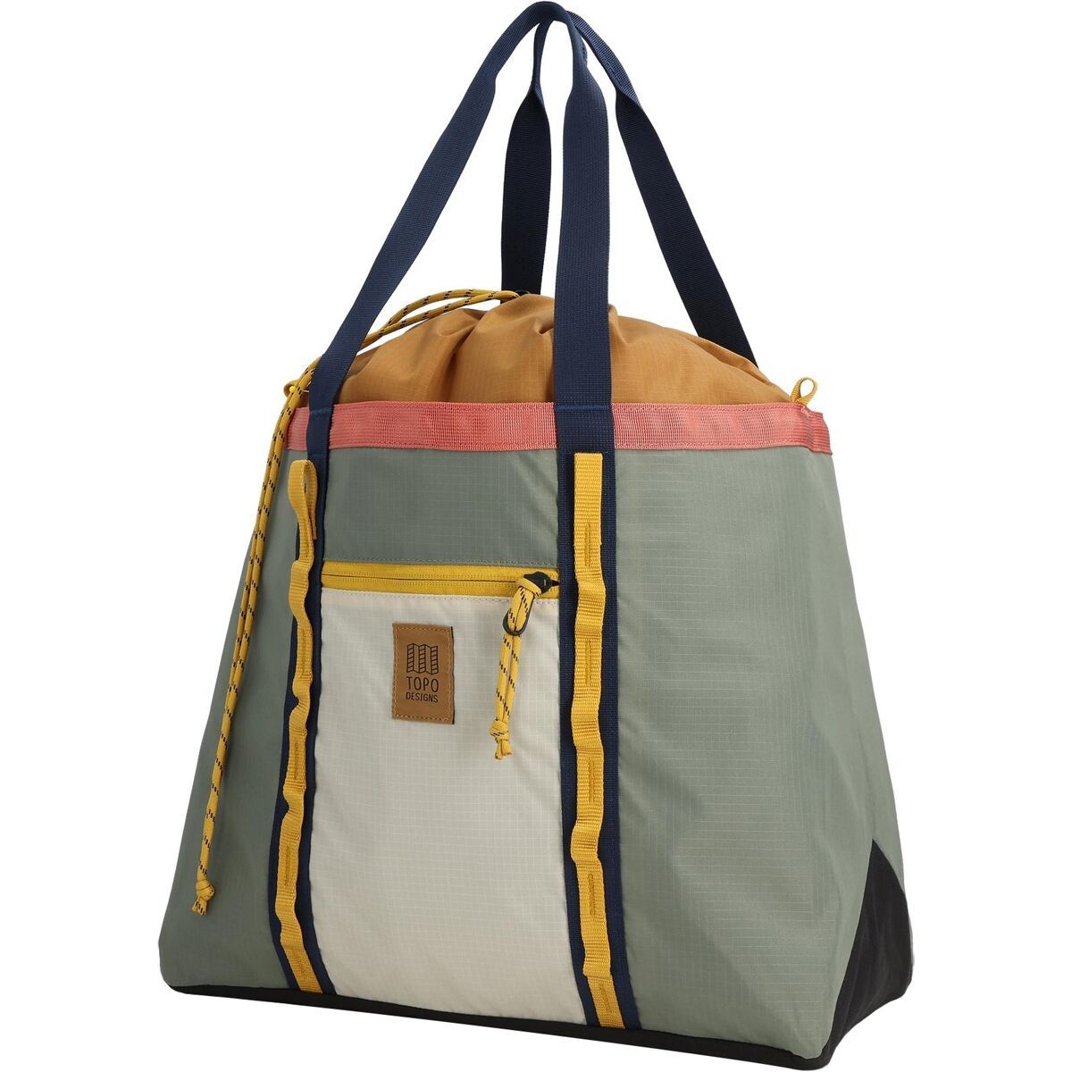 Image of Topo Designs Mountain Utility Tote Bone White/Beetle, One Size