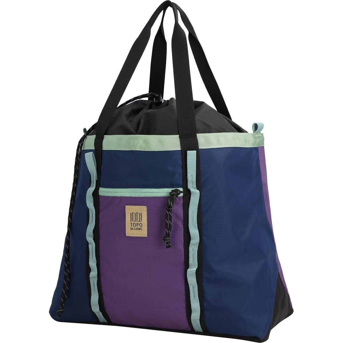 Topo Designs Mountain Utility Tote Geode Green/Sea Pine, One Size