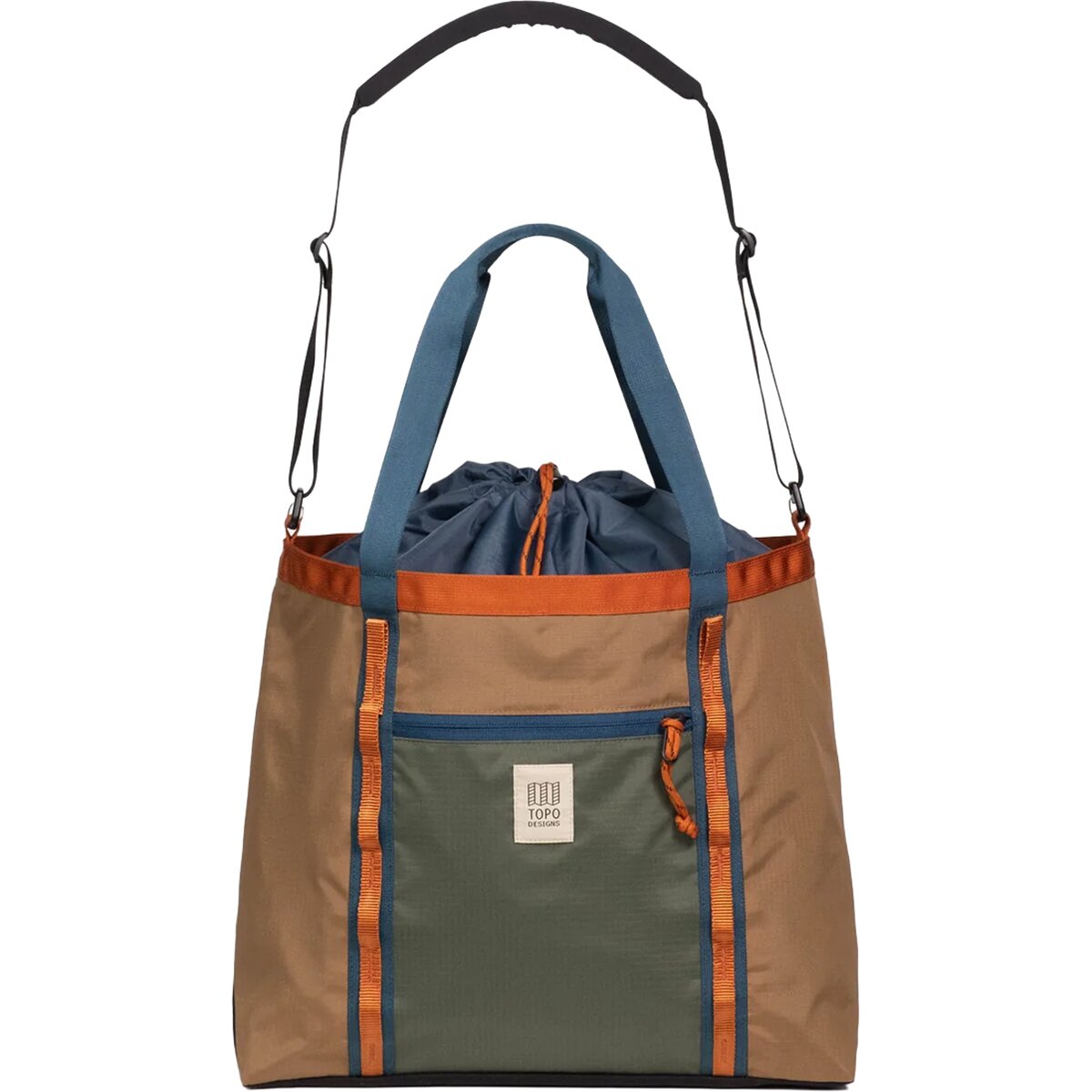 Image of Topo Designs Mountain Utility Tote Olive/Dark Khaki, One Size