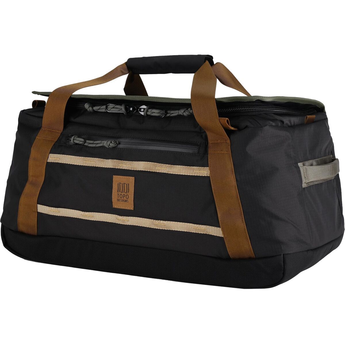 Image of Topo Designs Mountain 40L Duffel Bag Black/Neutral, One Size