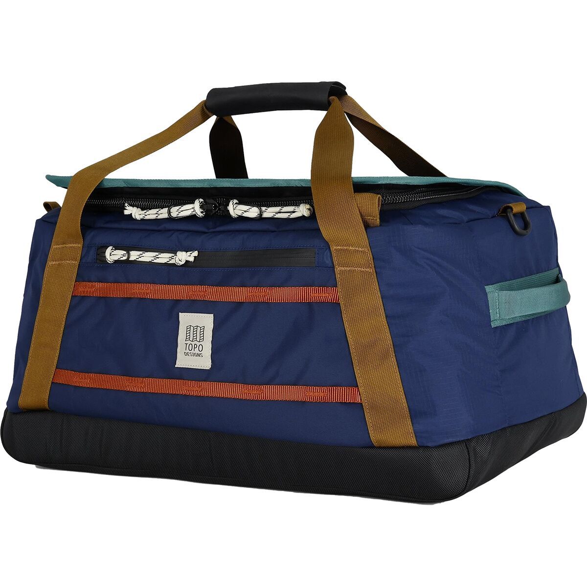 Topo Designs Mountain 40L Duffel Bag Midnight/Caribbean