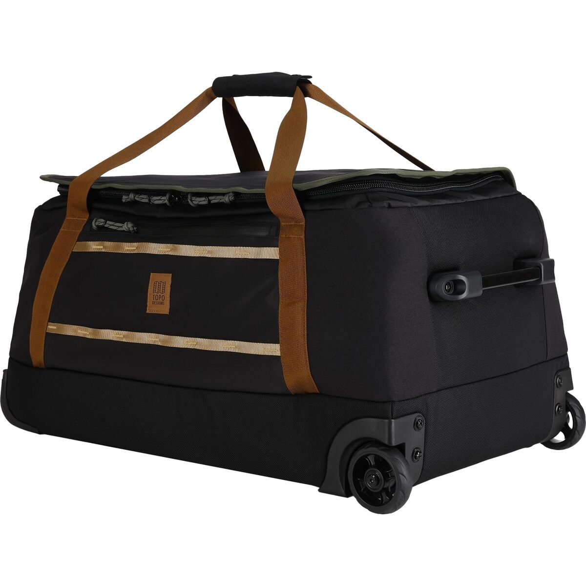 Topo Designs Mountain 90L Duffel Roller Bag Black/Neutral
