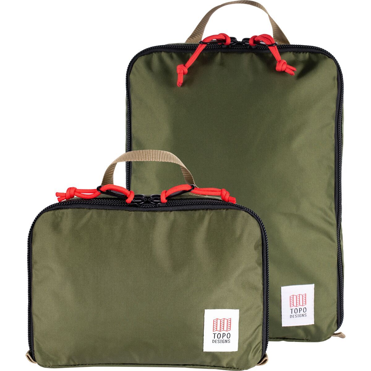Topo Designs Pack Bag - 2-pack Olive/Olive
