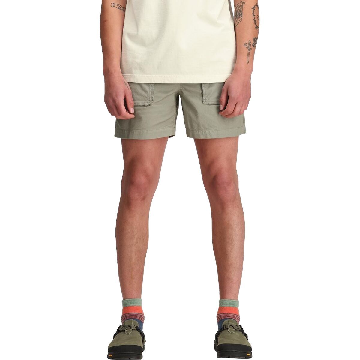 Image of Topo Designs Dirt Desert Short - Men's Dried Sage, M
