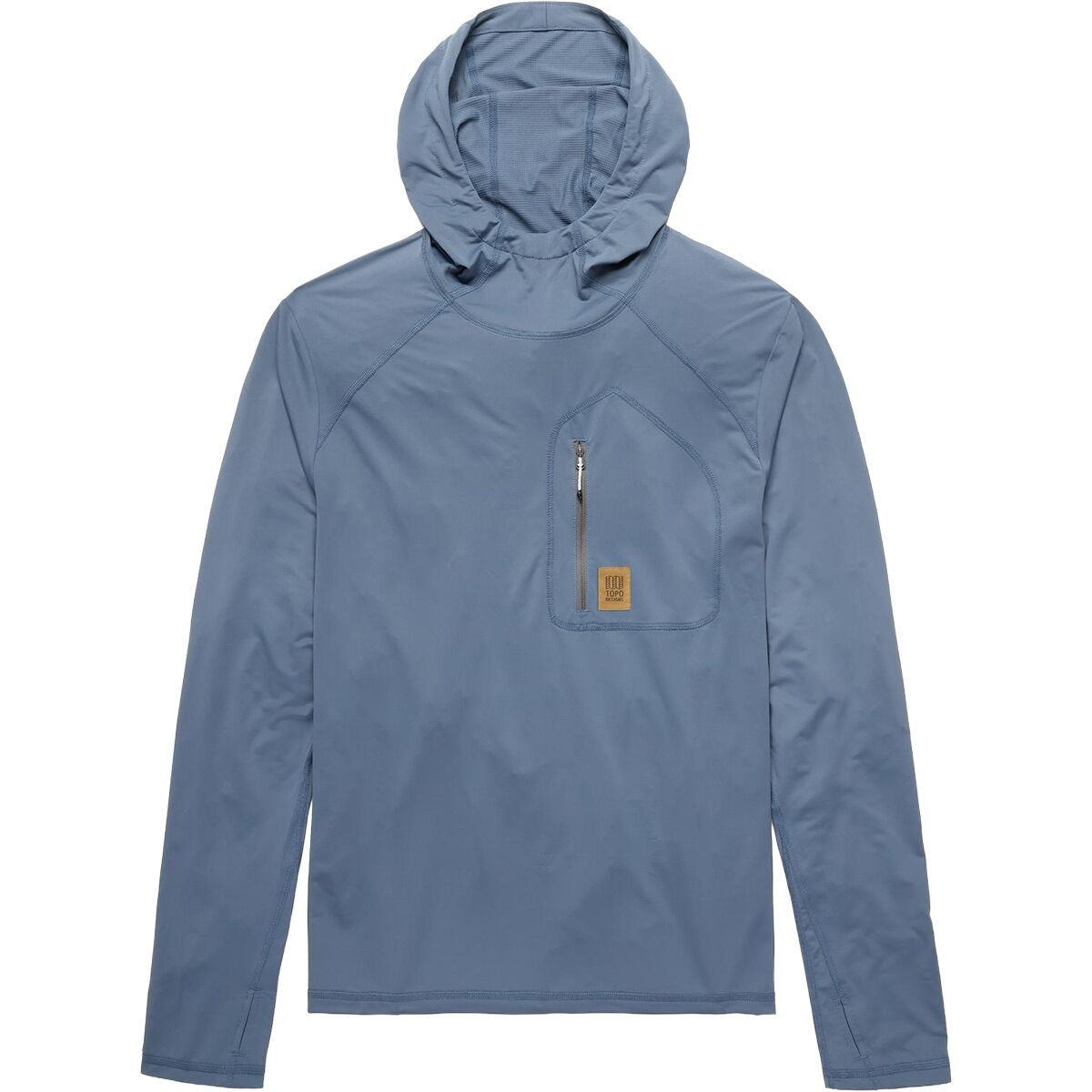 Image of Topo Designs Sun Hoodie - Men's Stone Blue, S