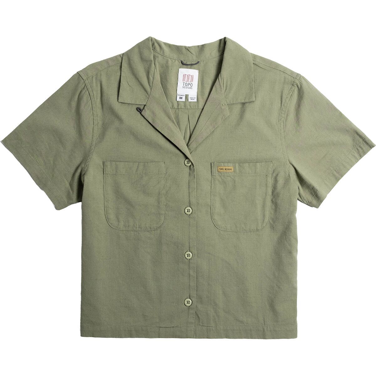 Image of Topo Designs Daytripper Shirt - Women's Oil Green, M