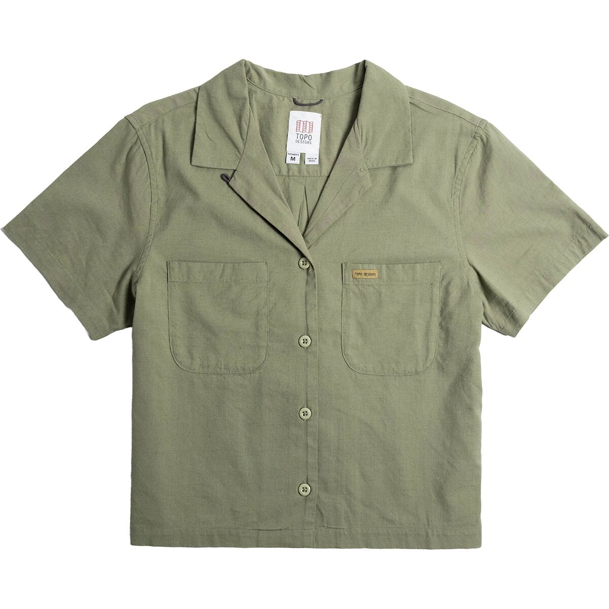 Image of Topo Designs Daytripper Shirt - Women's Oil Green, M