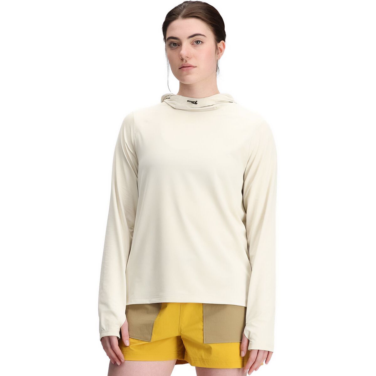 Topo Designs Sun Hoodie - Women's Bone White, XS