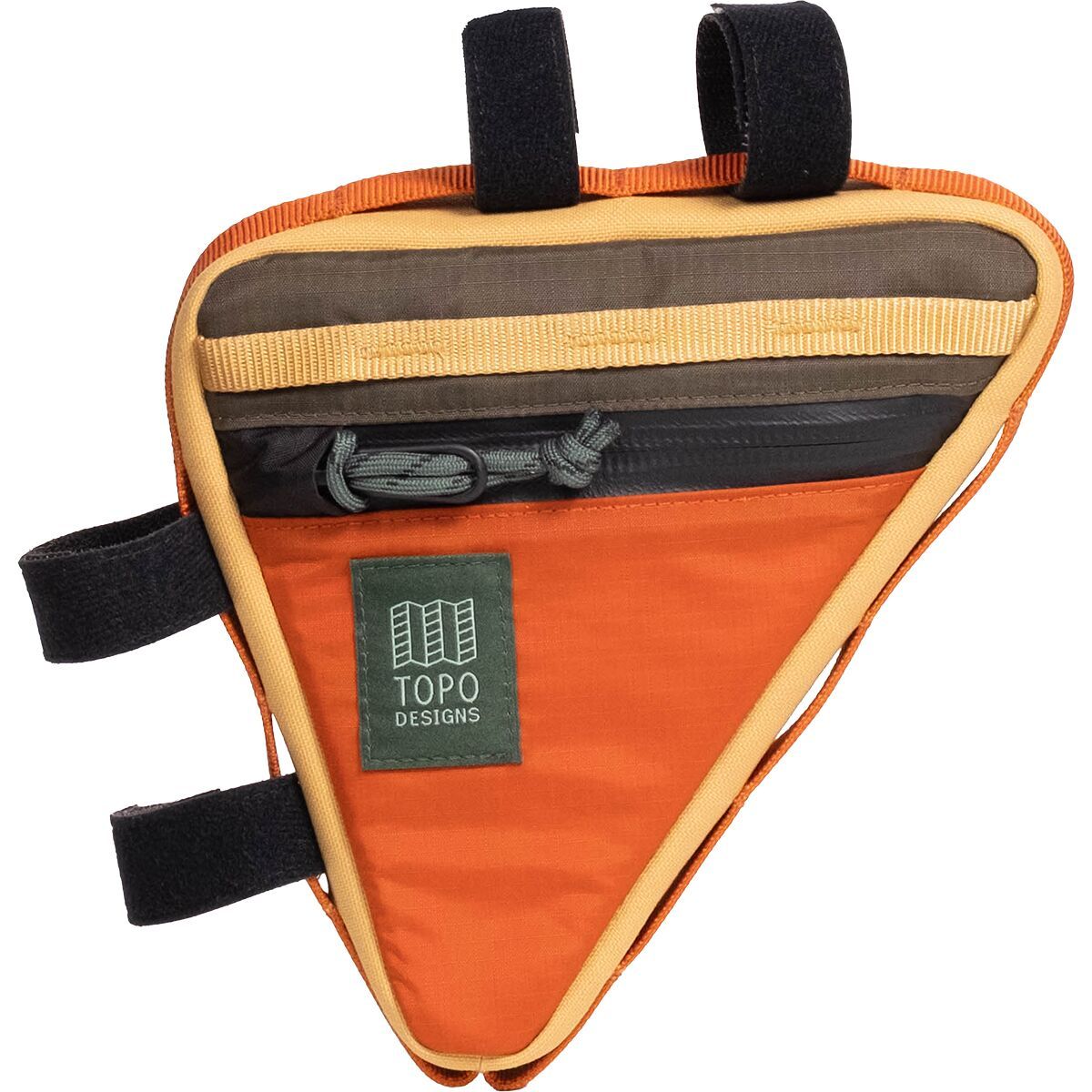 Image of Topo Designs Frame Bike Bag Woodland/Terracotta, One Size