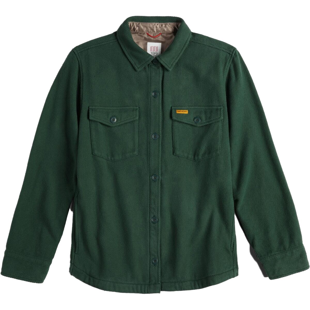 Image of Topo Designs Onlooker Twill Shirt Jacket - Women's Forest, M