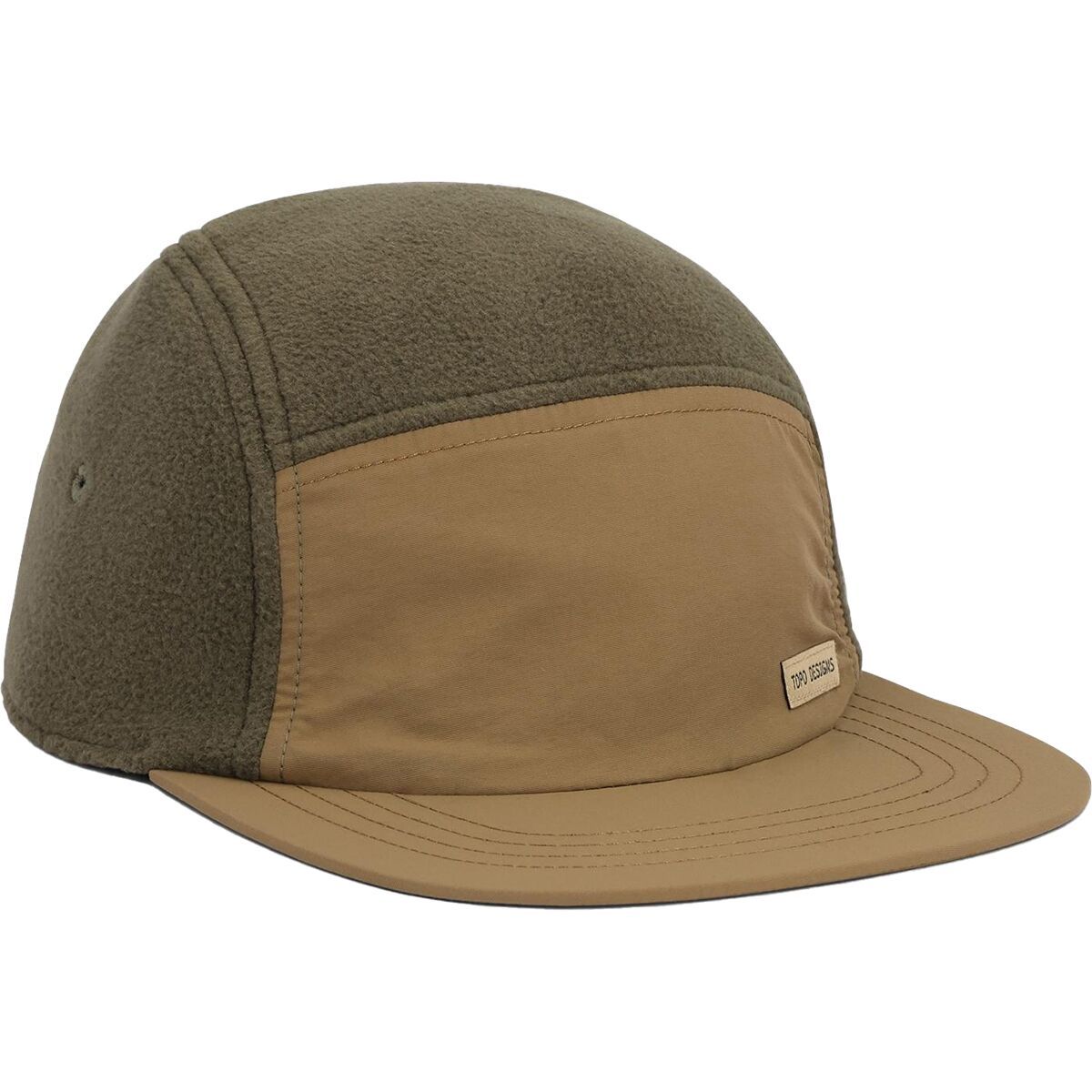 Image of Topo Designs Full Dome Fleece Cap Beetle/Dark Khaki, One Size