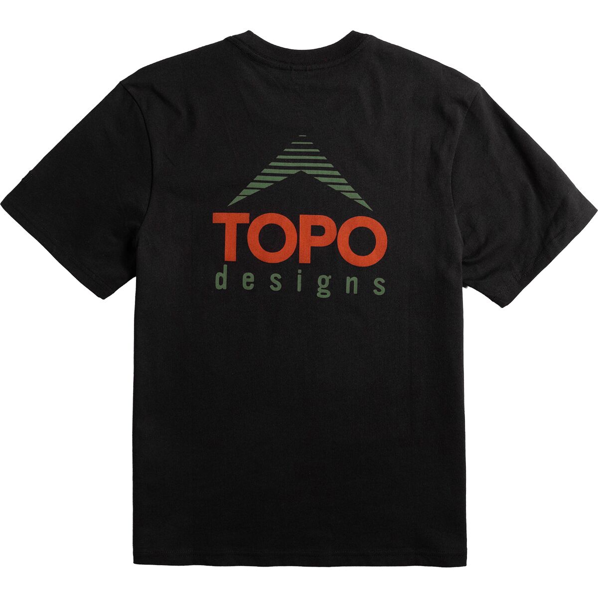 Image of Topo Designs Retro Icon T-Shirt - Men's Black, S