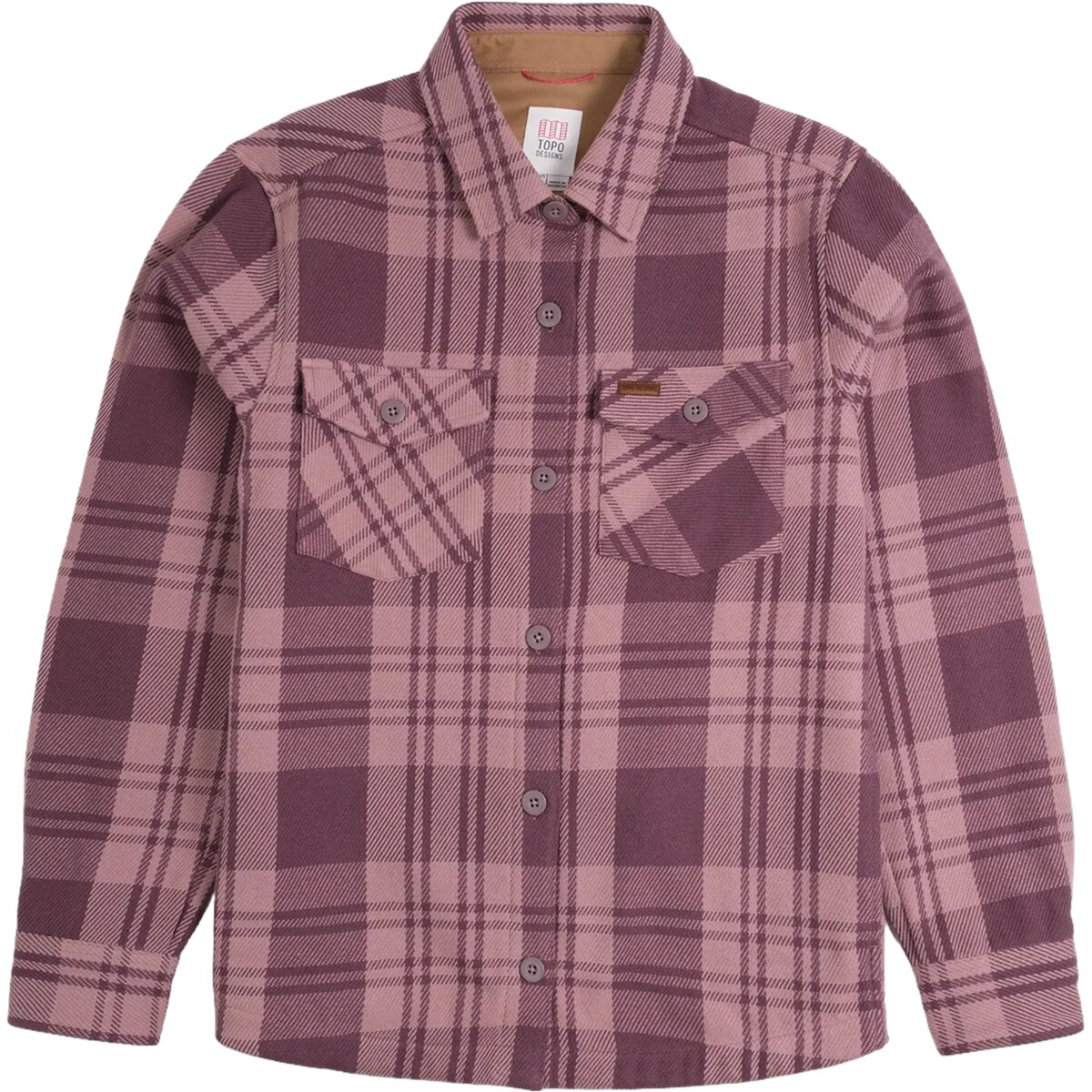 Image of Topo Designs Mountain Shirt Jacket - Women's Huckleberry Multi, S
