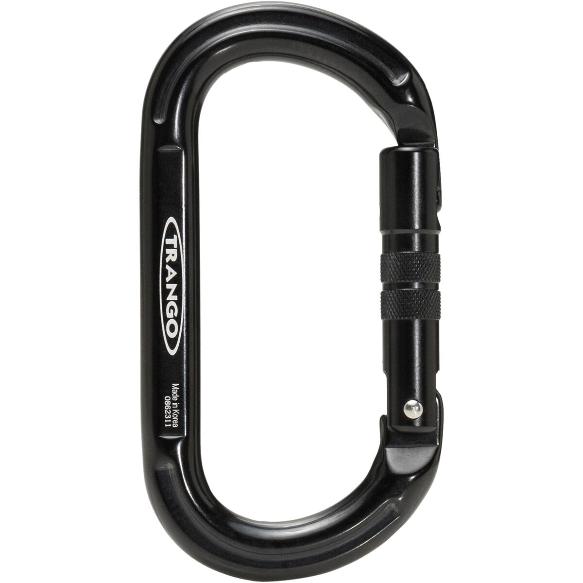 Image of Trango Oval K Carabiner Black, One Size