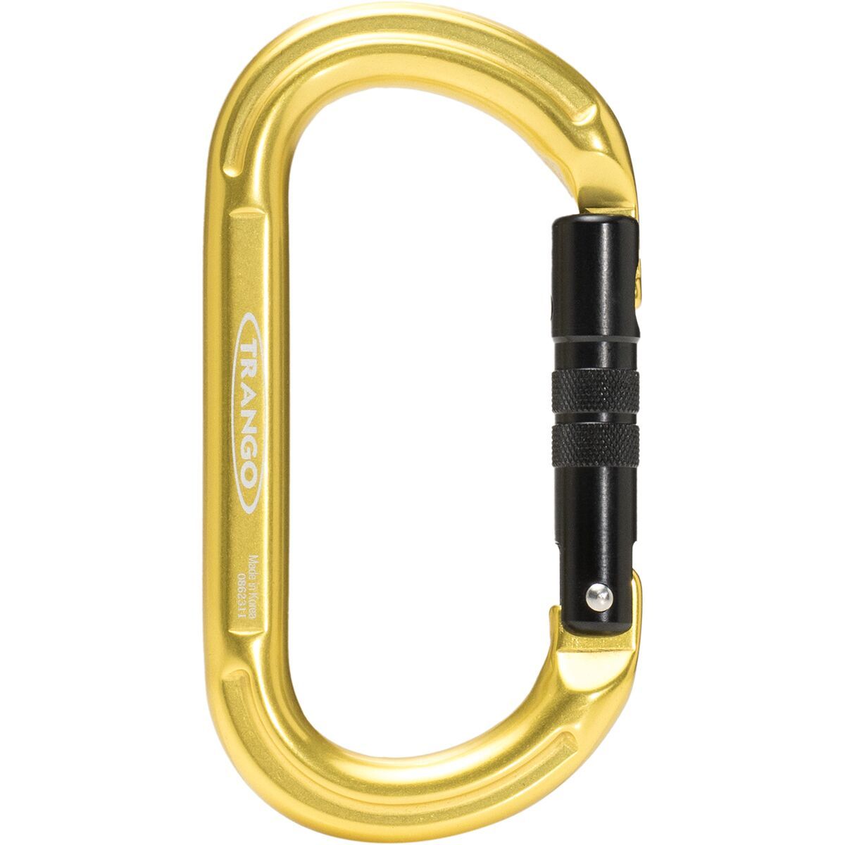 Image of Trango Oval K Carabiner Yellow, One Size