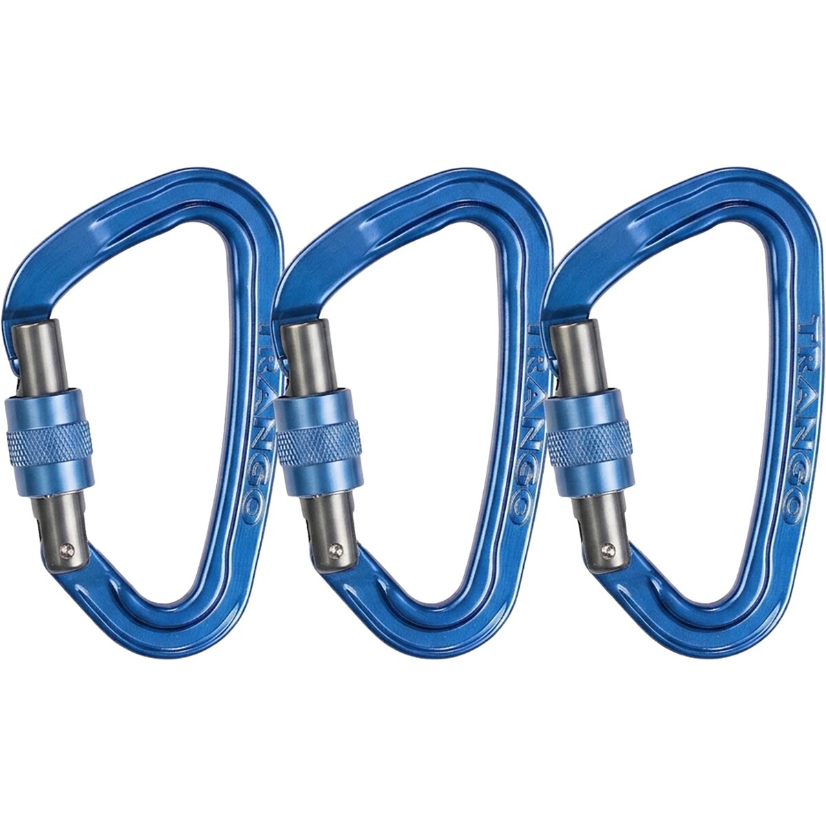 Image of Trango Reaction Screwlock Carabiner - 3-Pack Navy, One Size
