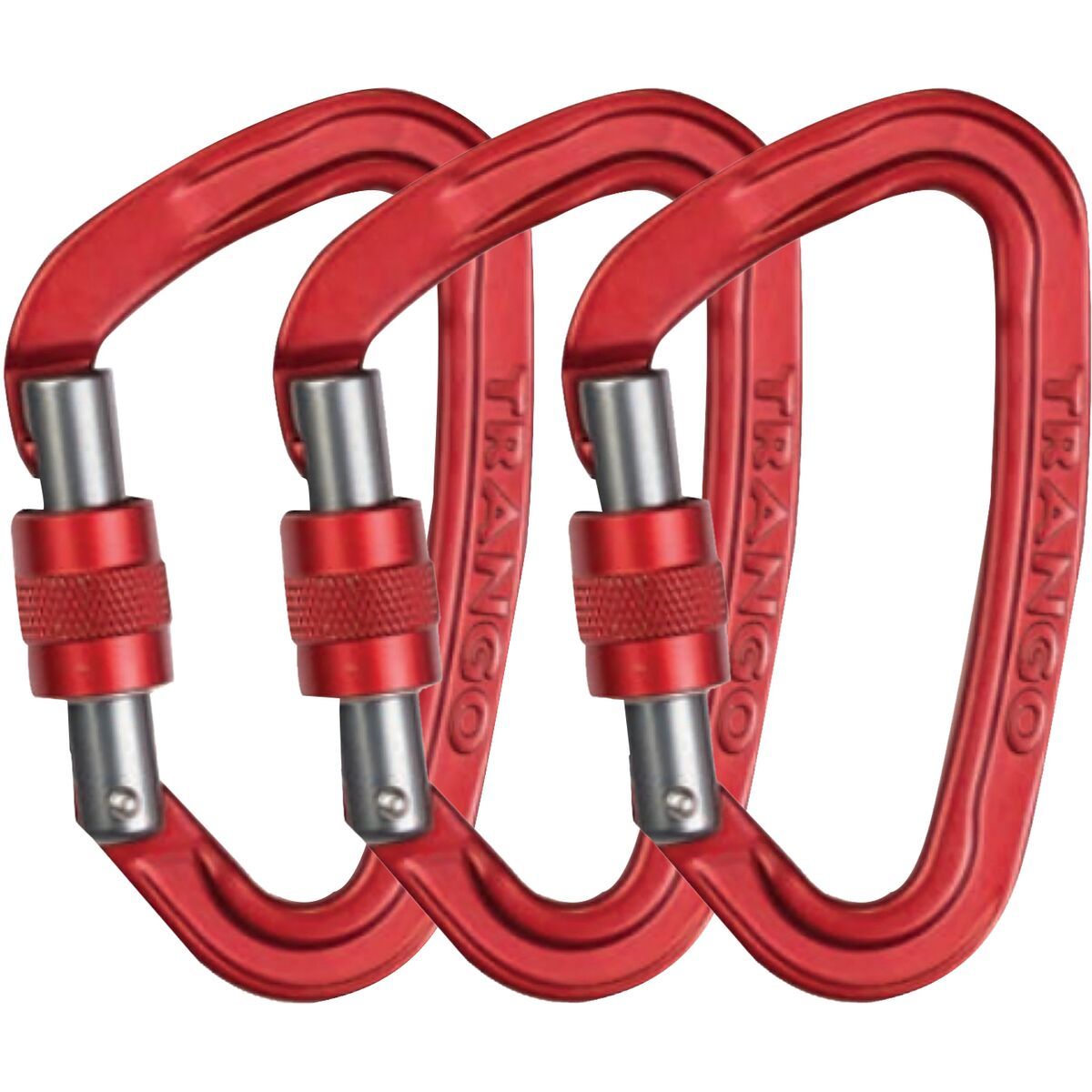 Image of Trango Reaction Screwlock Carabiner - 3-Pack Rust, One Size