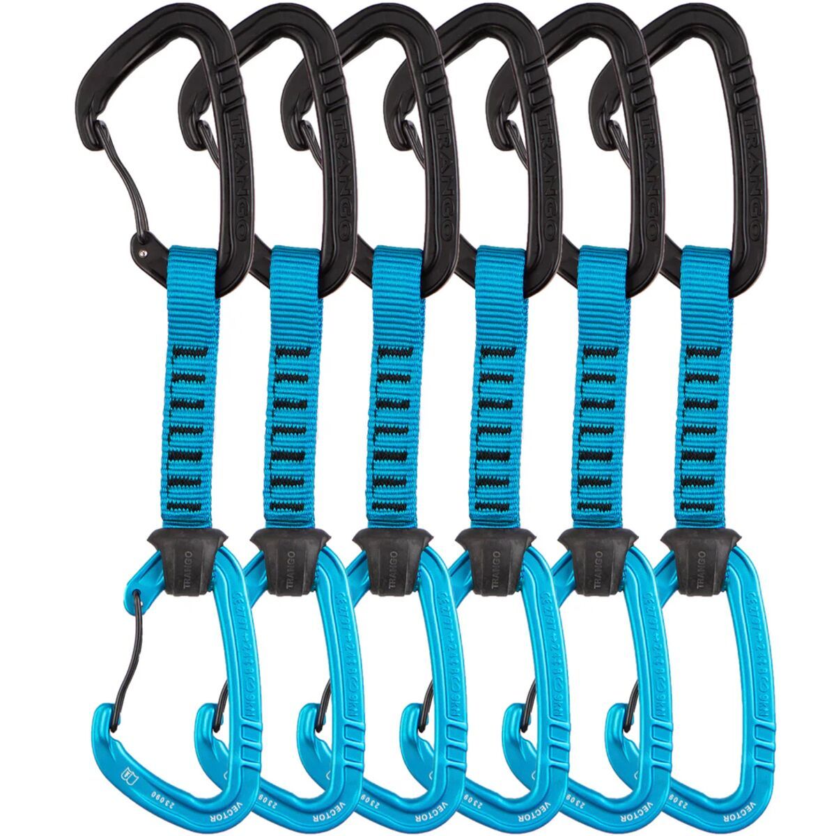 Image of Trango Vector Quickdraw - 6-Pack Cyan, 12cm