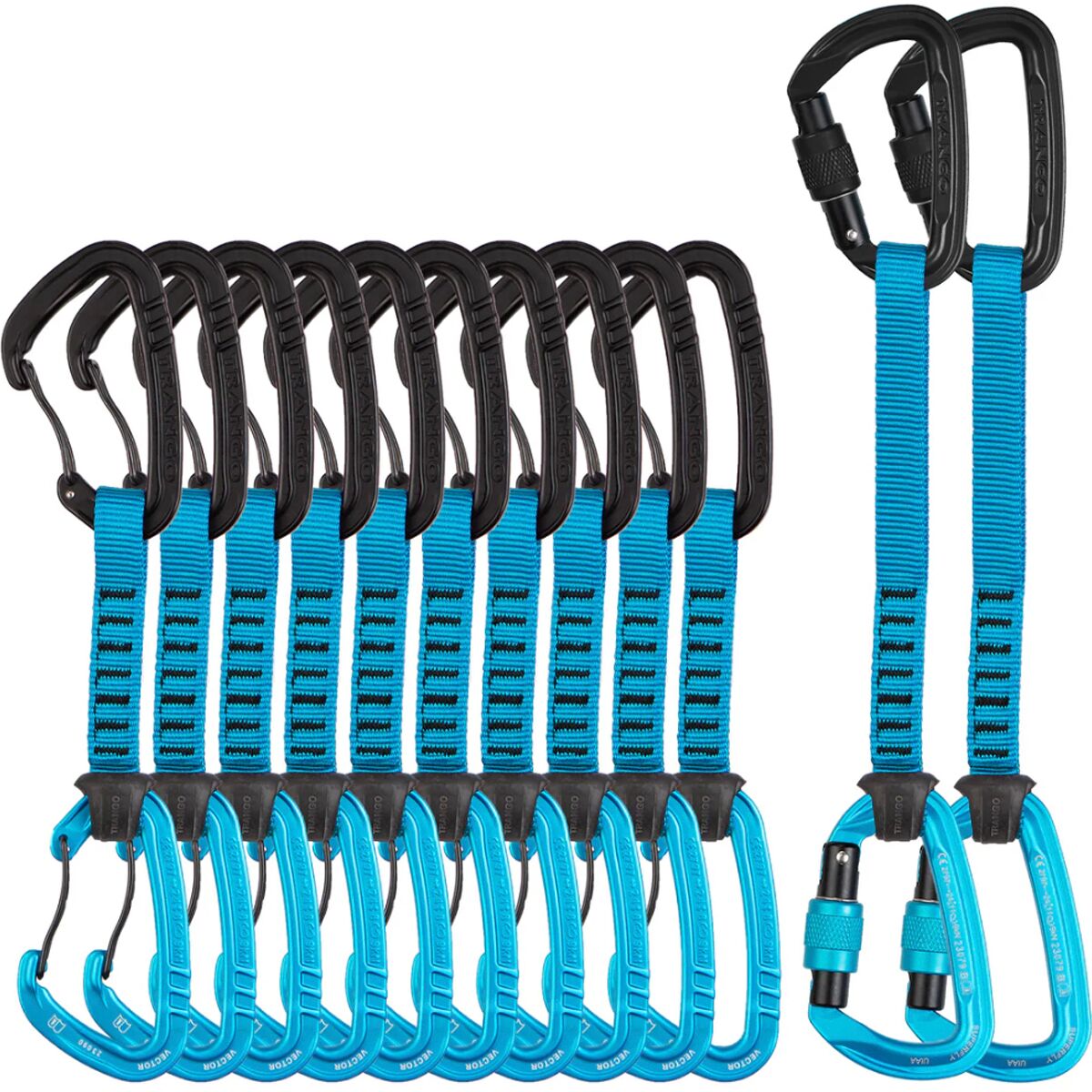 Image of Trango Vector Quickdraw Package Cyan, 12cm