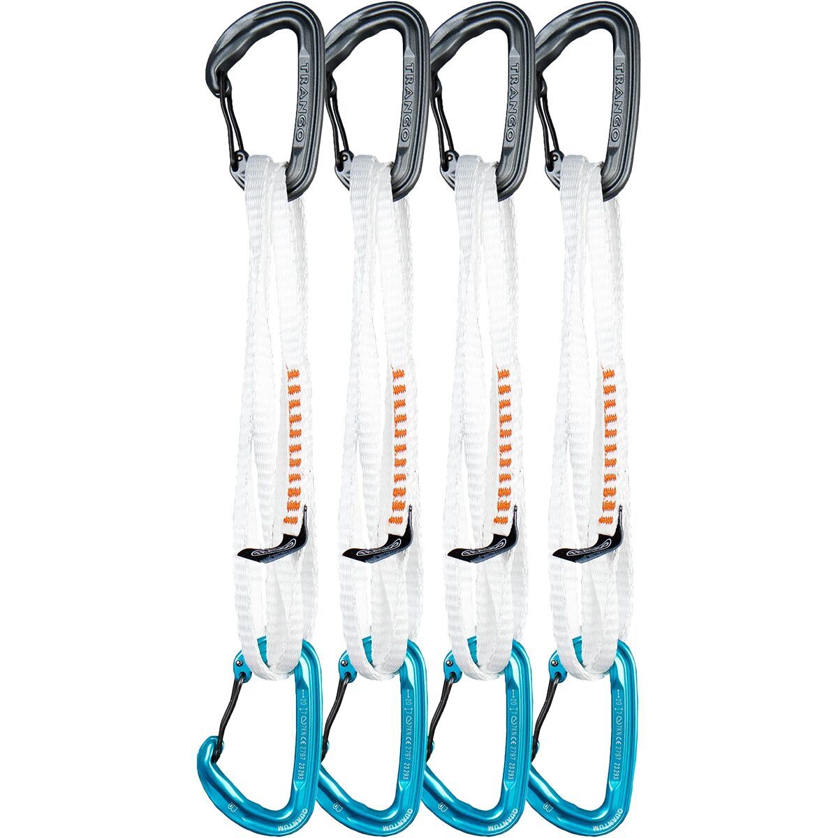 Image of Trango Quantum Alpine Draw - 4 Pack Cyan, One Size