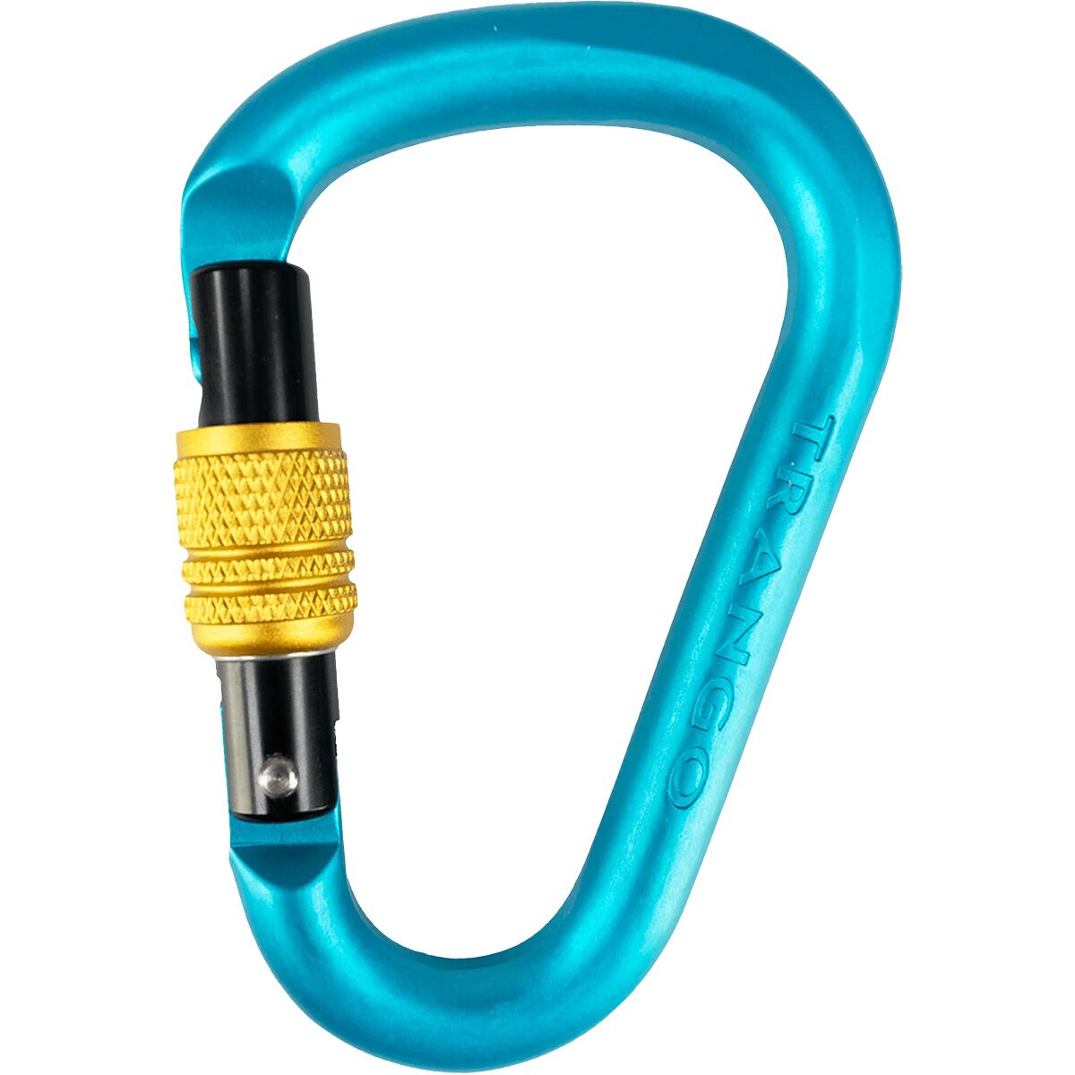 Image of Trango Regulock HMS Screwlock Carabiner Cyan, One Size