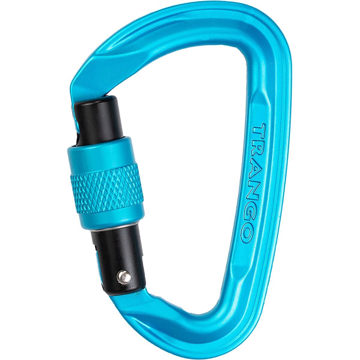 Image of Trango Superfly EVO Screwlock Carabiner Cyan, One Size