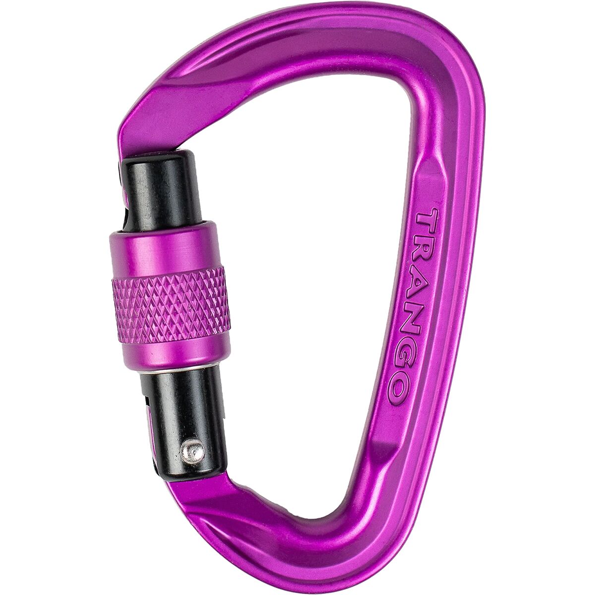 Image of Trango Superfly EVO Screwlock Carabiner Purple, One Size