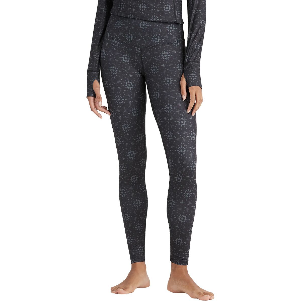 Terramar Cloud Nine Tight - Women's Geo Snowflake, XL