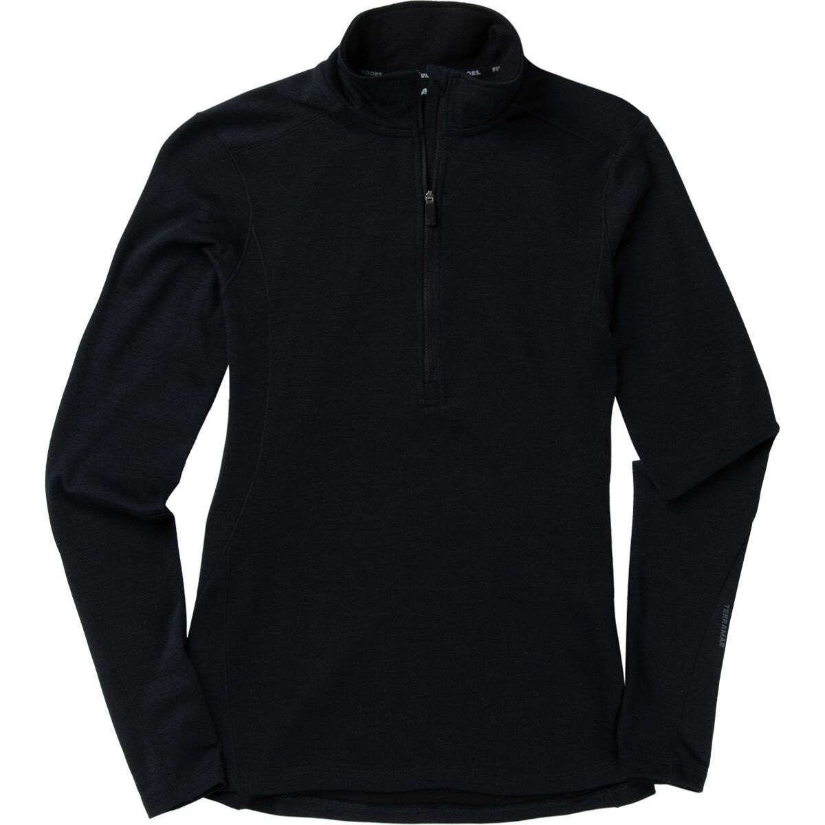Terramar Thermawool 1/2-Zip Top - Women's Black Heather L product image