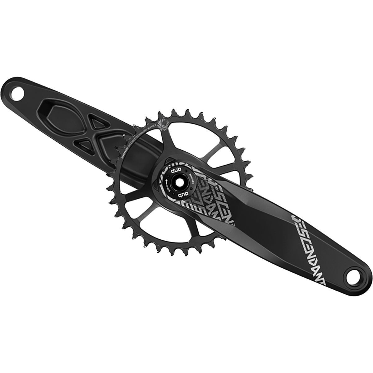 Image of TruVativ Descendant 6K Eagle DUB Crankset Black, 175mm/32t