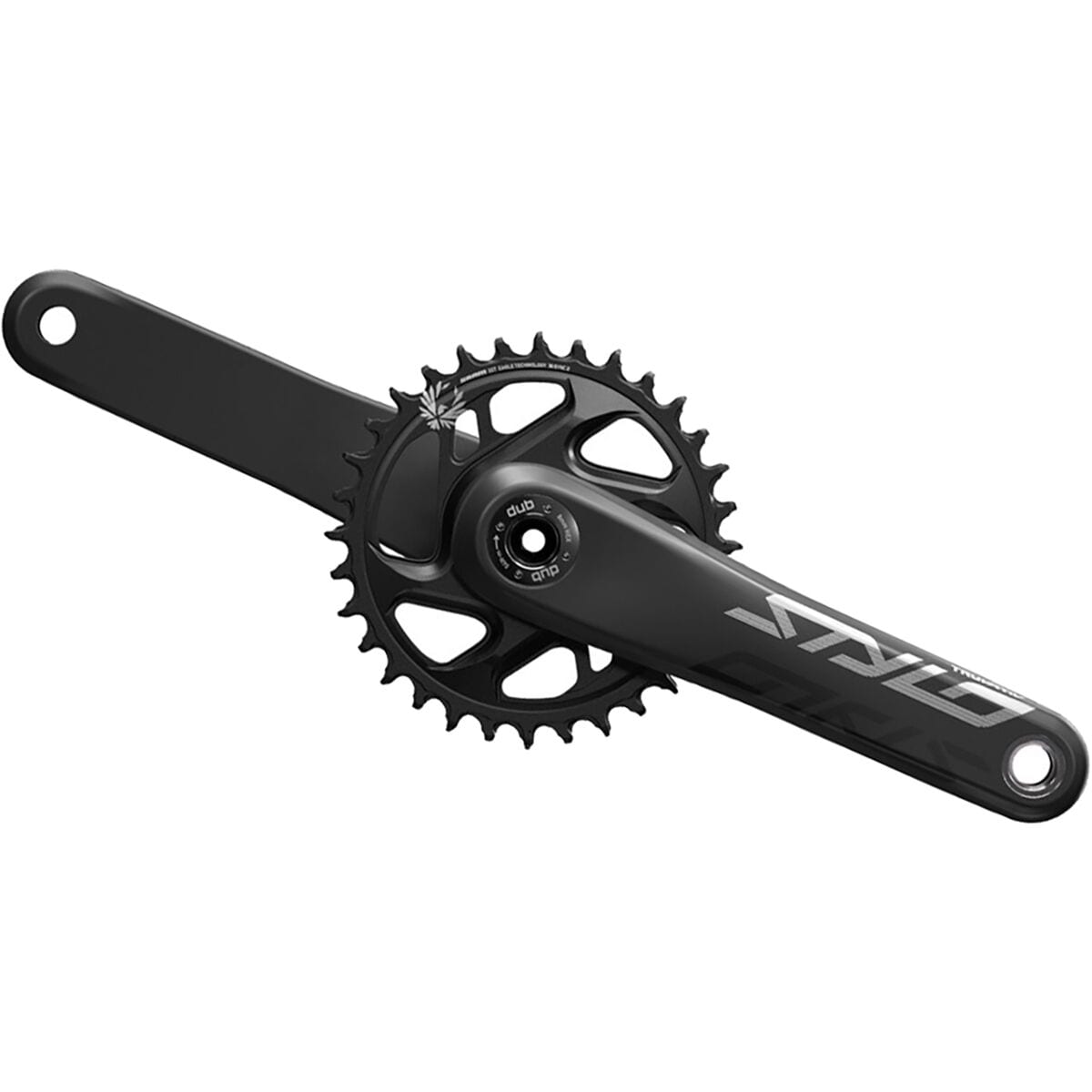 Image of TruVativ STYLO Eagle DUB Carbon Boost Crankset Black, 175mm, 32t